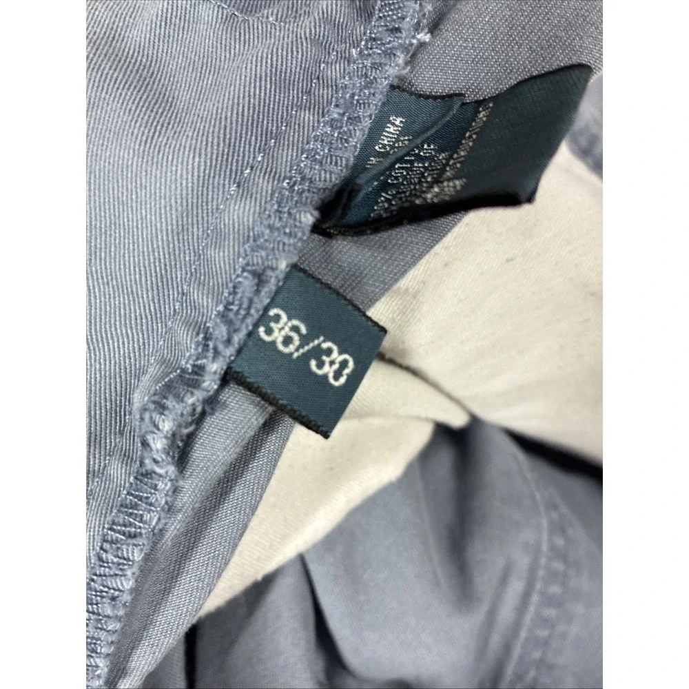 Polo Ralph Lauren Dry Goods Mens Chino Pants 36x30 Light Blue Flat Front‎ Preppy